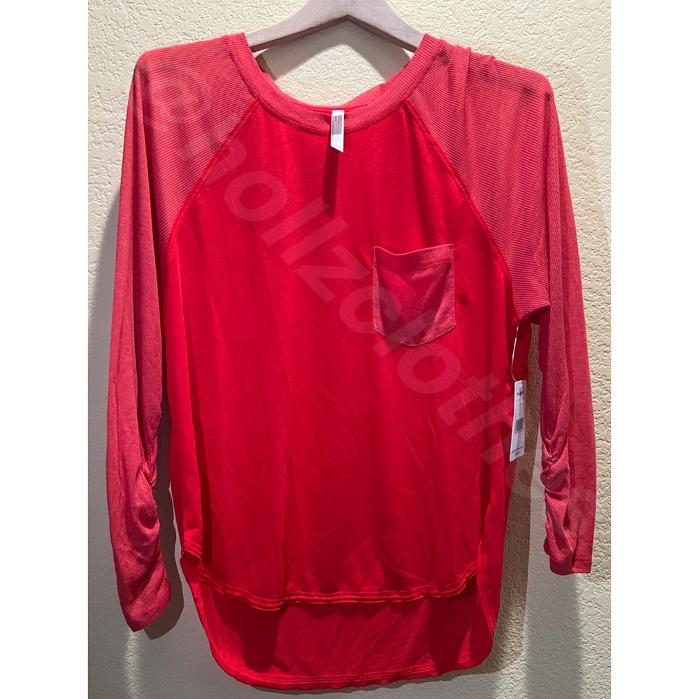 Free People Rudi Raglan Ruched Long Sleeve - Picture 5 of 13